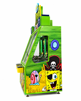 Machine de jeu d'arcade reconditionnée Medal Pusher avec construction en métal et plastique pour centres de divertissement familial