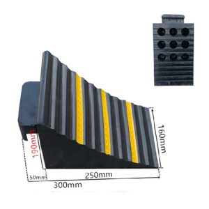 Réutilisation pratique haute élasticité bande réfléchissante en caoutchouc en forme de coin Anti-desserrage rampe boîtier de roulement de stationnement avec <span class=keywords><strong>anneau</strong></span> - Product Image 2