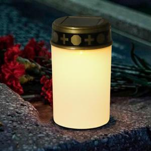 Lampe <span class=keywords><strong>solaire</strong></span> de <span class=keywords><strong>cimetière</strong></span> à LED personnalisée étanche scintillement bougies commémoratives décoration de <span class=keywords><strong>cimetière</strong></span> lumière commémorative extérieure - Product Image 5