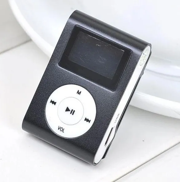 Mp3 music player with fm radio mini clip mp3 player music digital player mp3 with lcd screen support sd tf card