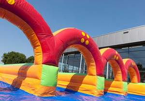 Popular divertido 0,55mm PVC gigante inflable tamaño personalizado humano Tejo para Team Building holandés inflable vientre deporte juego - Product Image 4