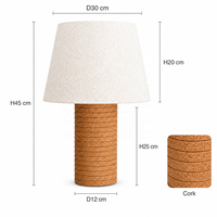 Lampe de table en bois moderne, de haute qualité, luxe minimaliste, art déco pour hôtel, salon, lampe d'angle, Lavalux-FL-1