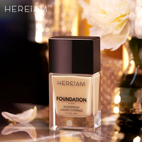 HEREIAM Matte Colors Flawless Concealer Foundation Liquid Waterproof Oil Luxury Brand Liquid Foundation Maquillage de haute qualité