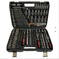 Juego de Herramientas Mecánicas Manuales de 216 Piezas, Kit de Llaves de Alto Torque Portátil, Estuche Rígido, Mantenimiento de Automóviles y Motocicletas, Multifuncional, Plástico GS