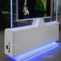 Kios Digital Signage Interaktif Dua Sisi, Tipe Lantai, Layar Sentuh 43/49/55 Inci