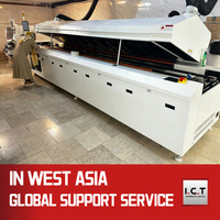 Machine de soudage à refusion à air chaud hautement professionnelle, série L, modèle L8 I.C.T. Nouveauté, leader chinois