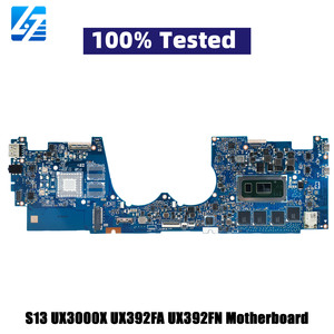 มาเธอร์บอร์ดแล็ปท็อป UX392FA สำหรับ <span class=keywords><strong>Asus</strong></span> <span class=keywords><strong>Zenbook</strong></span> UX392FA UX3000X <span class=keywords><strong>S13</strong></span> UX392FN เมนบอร์ดพร้อม I5 I3 I7 CPU 100% การทดสอบโอเคการจัดส่งที่รวดเร็ว - Product Image 1