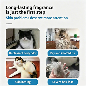 Nettoyant pour la peau des animaux de compagnie pour chiens et chats 100 ml - Shampoing sans larmes, à base de plantes, nettoyage en profondeur et soulagement des démangeaisons - Product Image 2