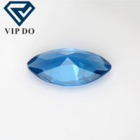 1.5*3-8*16mm facettes cut marquise cut 113 # bleu spinelle pierres précieuses en vrac marquise forme synthétique spinelle bleu 120 # spinelle pierres précieuses