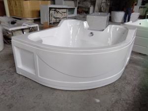 BALIS hochwertige Badewanne im europäischen Stil Whirlpool Massage Ecke Dreieck Acryl Zwei-Personen-Badewanne mit TV - Product Image 3