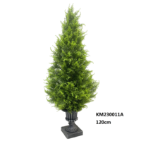 Arbre de cyprès artificiel de 120/150/180 cm, faux bonsaï, plantes en plastique pour la décoration intérieure