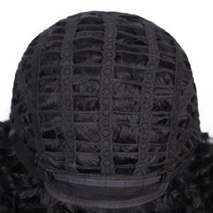 A buon mercato Reale Dei <span class=keywords><strong>Capelli</strong></span> Umani Pre Strappato Profonda Riccia Parrucca Anteriore Del Merletto - Product Image 4