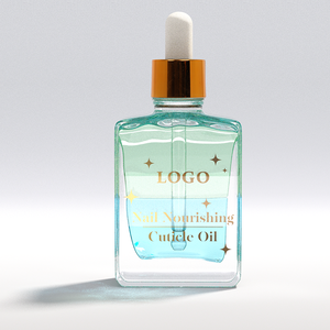 Formula berwarna ganda 30mL Logo kustom minyak perawatan kuku kutikula <span class=keywords><strong>Vitamin</strong></span> E alami organik Label pribadi minyak kuku beraroma Vegan - Product Image 1