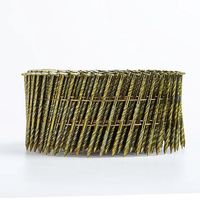 Chine Linyi anneau enroulé spirale tige lisse palette en bois clou diamant pointu fer acier toiture bois clou dans un emballage en Carton