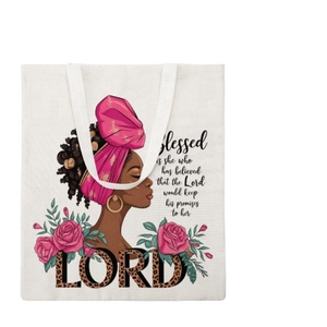 Bolsos Tote para Mujeres Afroamericanas, Bolso de Hombro Afroamericano, Bolsos de Mano Black Girl Magic para Compras, Trabajo, Supermercado, Gimnasio - Product Image 3