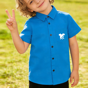 Polo en piqué 100 % coton à manches courtes et ourlet incurvé, broderie personnalisée du logo, pour garçons et filles, vente en gros - Product Image 3