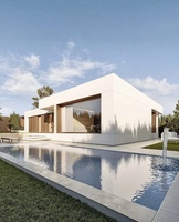 Petite Maison Modulaire Préfabriquée Mur Extérieur Villas de Luxe Modernes Panneaux Sip Kit Maison