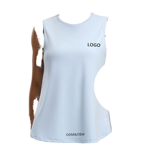 PASUXI Gilet d'été personnalisé en tricot décontracté à manches courtes pour hommes, respirant, écologique, pour le sport et l'entraînement - Product Image 2