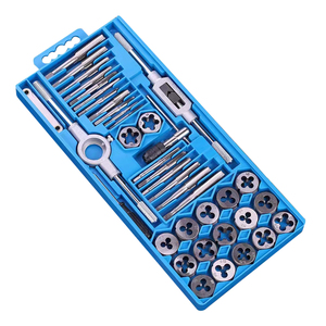 8/12/20/40pcs dụng cụ cầm tay Die Set Metric tap và Die Set M3-M12 vít chủ đề cắm thẳng taper khoét - Product Image 1