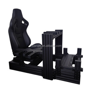 Siège <span class=keywords><strong>de</strong></span> Cockpit <span class=keywords><strong>Simulateur</strong></span> <span class=keywords><strong>de</strong></span> Course Volant et Pédales <span class=keywords><strong>Simulateur</strong></span> <span class=keywords><strong>de</strong></span> Conduite Dynamique G-Force avec Châssis à Mouvement - Product Image 6