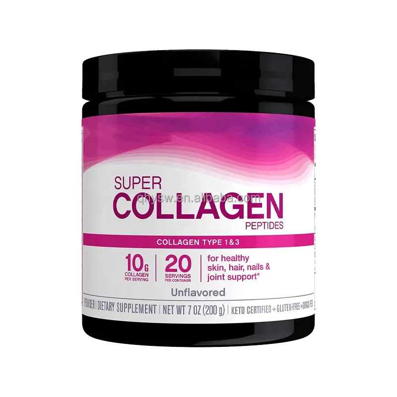 OEM cá collagen peptide Bột hỗ trợ xương sức khỏe Doanh thúc đẩy tóc và móng tay chăm sóc da làm trắng Collagen bột bổ sung