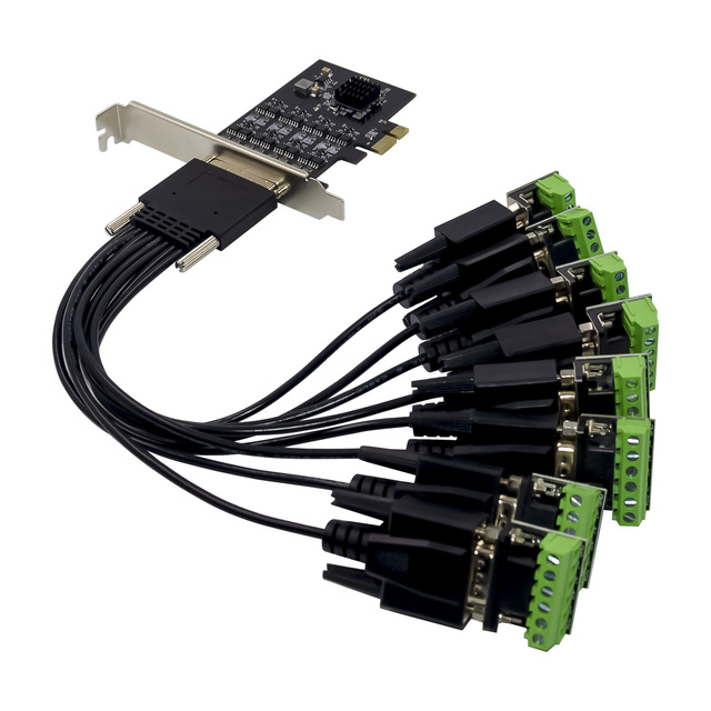 Sunweit ST345 PCI Express 8 Ports Serial RS422 RS485 Card Multi RS-422 RS-485 Adapter
