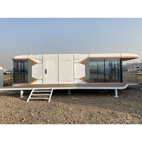 Nouvelle maison modulaire en conteneur, structure en acier préfabriquée, étanche, type capsule spatiale, pour 1 à 4 personnes (28/38)