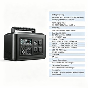 1200W Pure Sine Wave 2010Wh, 10k Cycles. Fast AC Charge. Large 628,000mAh Battery. Best Reliable <b>Solar</b> <b>Generator</b> 2026. Zp2000 Ou - Product Image 4