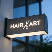 Vente flash : enseigne lumineuse en acrylique personnalisée, lettres LED pour la décoration de magasin, équipement publicitaire