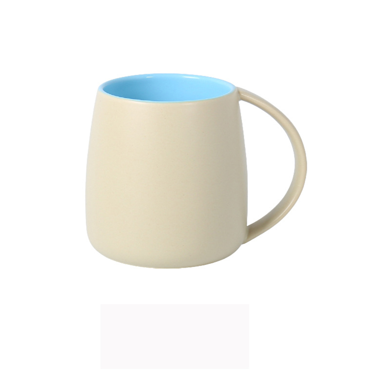 Beige and blue inner