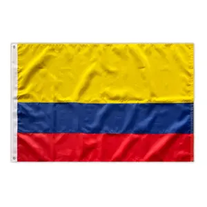 Factory Direct Supply All Country National Flag Columbia 3X5ft Polyester Silk Splice Custom Flag
