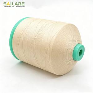 Fil à coudre en fibre de verre enduit de PTFE résistant à l'abrasion, prix d'usine, pour <span class=keywords><strong>tissu</strong></span> de gants ignifuges - Product Image 1