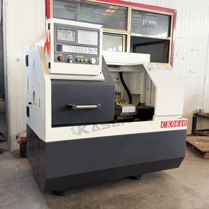 Độ chính xác cao Mini CNC Lathe với tùy chọn phay điện đầu ck0640 kim loại cắt Lathe - Product Image 4