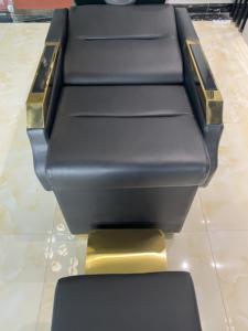 Factory Supply Schwarz Holz und Luxus Hochwertige Friseurs tuhl Keramik Shampoo Einheit Qualität <span class=keywords><strong>Massage</strong></span> Beauty Salon Ausrüstung. - Product Image 3