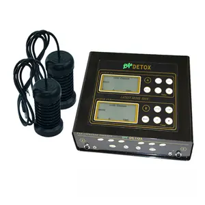 Nouvel arrivage Mini dispositif de circulation sanguine de désintoxication par vibration électrique portable double nettoyage ionique Detox Foot Spa Machine de thérapie