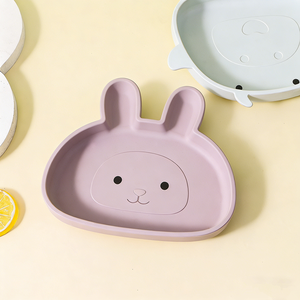 Plato <span class=keywords><strong>de</strong></span> Silicona <span class=keywords><strong>para</strong></span> Bebés con Formas <span class=keywords><strong>de</strong></span> Animales, <span class=keywords><strong>para</strong></span> la Primera Etapa <span class=keywords><strong>de</strong></span> Alimentación Complementaria (OEM/ODM) - Product Image 2