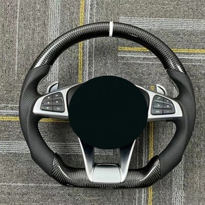 Cubierta de Volante de Fibra de Carbono para Auto, Accesorio de Moda para <span class=keywords><strong>Mercedes</strong></span>-Benz <span class=keywords><strong>E300</strong></span> - Product Image 1