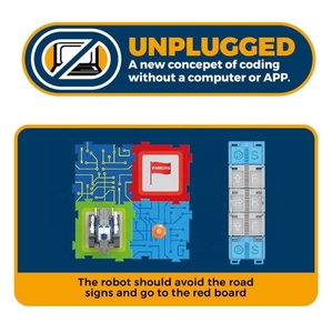 Nuovo Design 87 pezzi educativi fai da te percorsi di assemblaggio a vapore di codifica elettrica Kit robotica Robot meccanico giocattolo di carta per bambini - Product Image 2