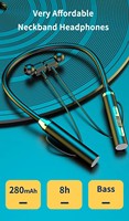 C11 Earbud Nirkabel Laris Manis dengan Magnetik 5.3, IPX4 Tahan Air, LED, untuk Olahraga, Latensi Rendah, Suara Hifi