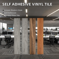 Losetas de Vinilo Autoadhesivas Resistentes al Desgaste para Interiores, LVT, PVC de 1.2 mm con Diseño 3D y Diseño Gráfico Antideslizante Moderno