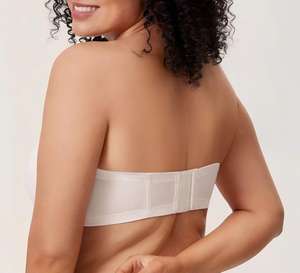 Ropa Interior Sexy sin Tirantes para Mujer, <span class=keywords><strong>Sujetador</strong></span> Push-Up Antideslizante 70-105 C D E F G H, Sin Costuras, <span class=keywords><strong>Invisible</strong></span>, <span class=keywords><strong>Talla</strong></span> <span class=keywords><strong>Grande</strong></span>, Bustos Grandes, Estilo Delgado - Product Image 4