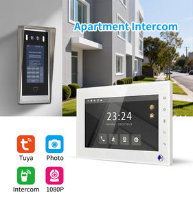 Tuyaアプリ音声制御ビデオインターホン ドアベルセット F4+18*V7 1080p 防水スマートドアベル、アパートに最適 - Product Image 2