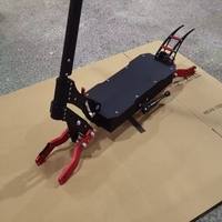 Pièce de rechange pour trottinette électrique 10 et 11 pouces, cadre pliable avec amortissement à ressort de type C de 135 mm et 150 mm de largeur ouverte et garde-boue