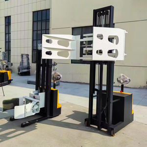 Produttore Custom bidone quadrato ribaltabile pinza elettrica carrello elevatore a morsetto rotante 90 °/360 ° Stacker con morsetto quadrato - Product Image 1