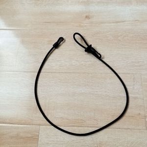 Lanière en nylon 6 mm 50 cm avec mousqueton élastique pour la pêche en plein air et le kayak - Product Image 1