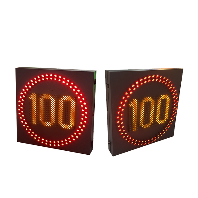 Glare-LED IP65 Radar Based Variable Messaging Board Speed Limit LED Display Screen Highway Traffic Sign Board LED