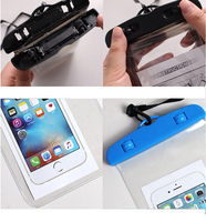 Sac étanche universel pour téléphone portable avec écran tactile, adapté à la natation et aux sources chaudes, transparent, pour iPhone