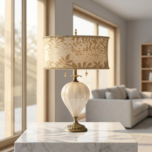Lampe de table de chevet moderne en céramique élégante, blanc chaud, LED, robuste, design contemporain, vente directe d'usine, prix compétitif, Inde - Product Image 3