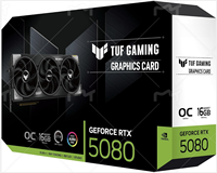 TUF Gaming GeForce RTX 5080 16GB GDDR7 OC Edition Gaming Graphics Card Military-Grade Components Protective PCB Coating
