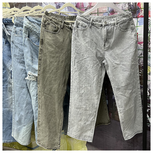Factory <span class=keywords><strong>Outlet</strong></span> Nuevo producto Ripped Jeans Hombres Ventas <span class=keywords><strong>de</strong></span> liquidación Brand New Jeans Hombres, New Arrival Stock Lotes Stacked Jeans Hombres - Product Image 6